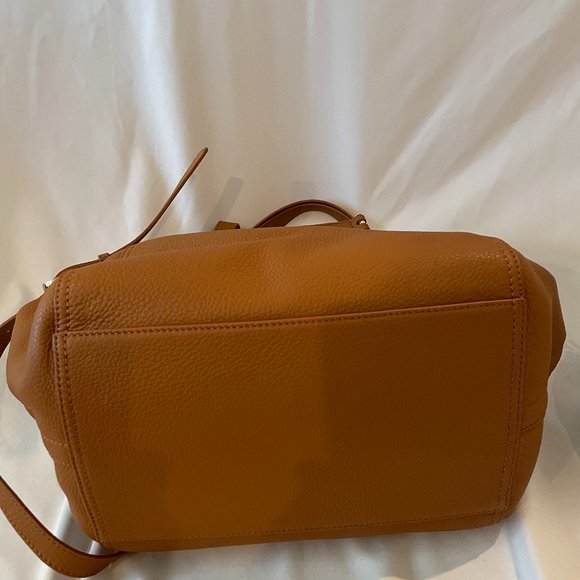 Tory Burch Pandora Large Leather Bag NEW Brown - Picture 9 of 10